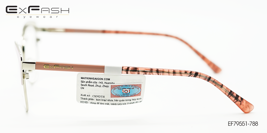 Gọng Kính Hợp Kim Exfash EF79551-788 - Hình 4