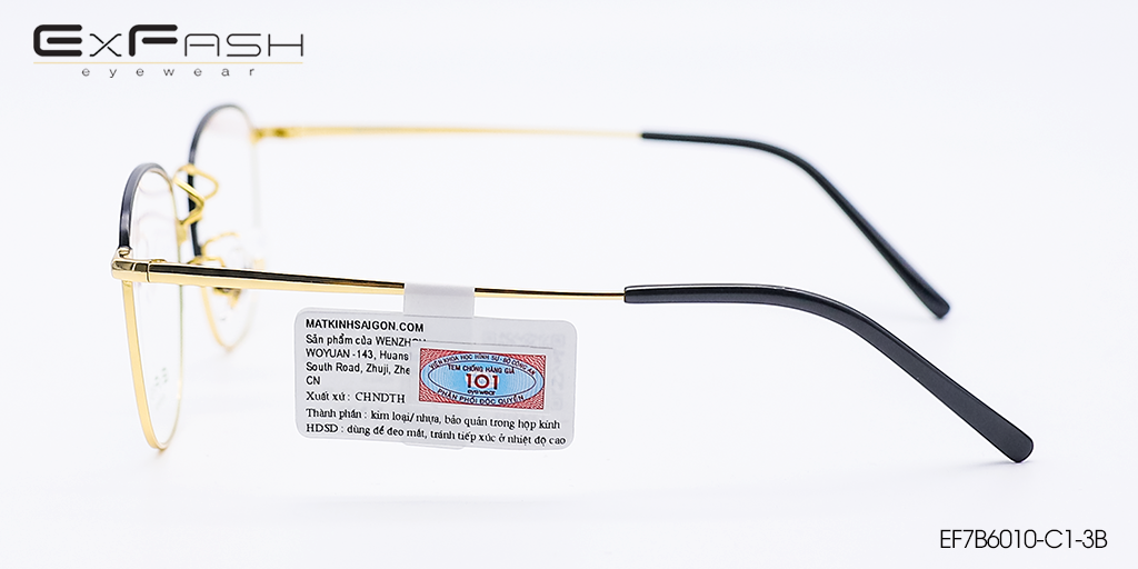 Gọng Kính B-Titanium Exfash EF7B6010-C1-3B - Hình 5