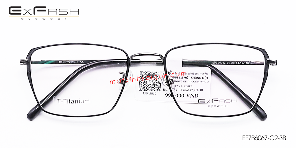 Gọng Kính B-Titanium Exfash EF7B6067 C2 - Hover