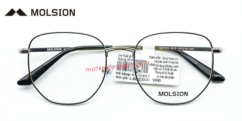 Gọng Kính Molsion MJ7101 B15 - Hover