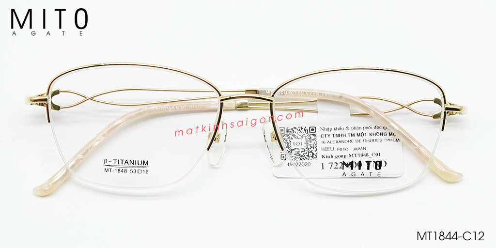 Gọng Kính B-Titanium MITO MT1848-C01 - Hover