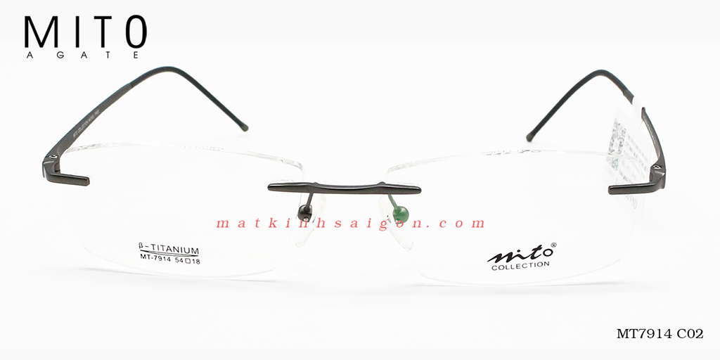 Gọng Kính Khoan  MITO MT7914C02 - Hình 3