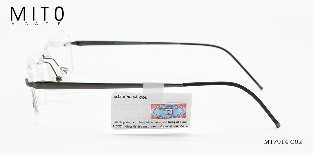 Gọng Kính Khoan  MITO MT7914C02 - Hình 4