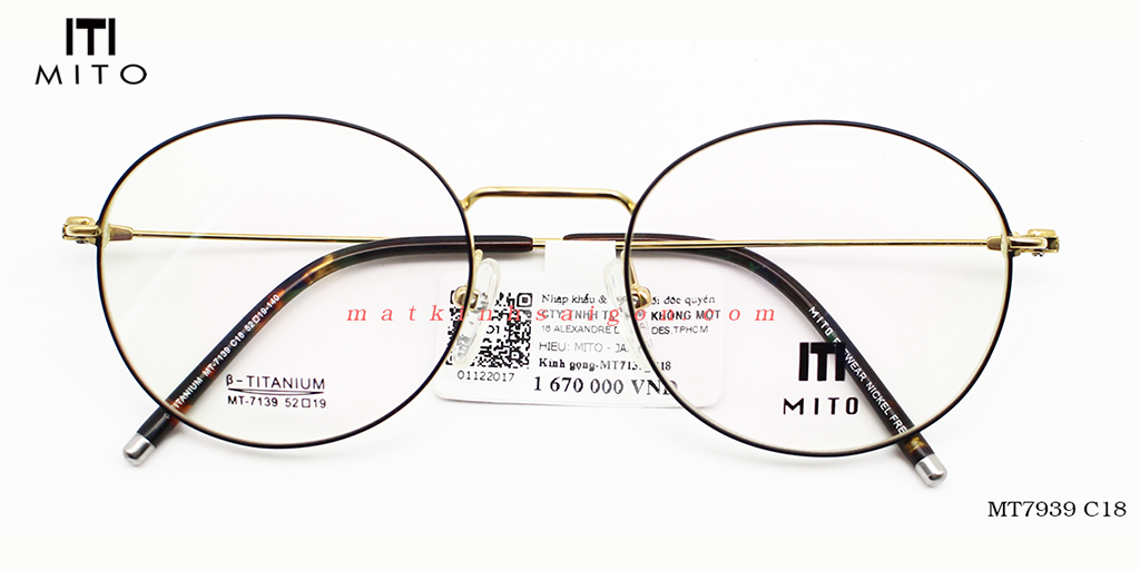 Gọng Kính  MITO MT7139C18 - Hover