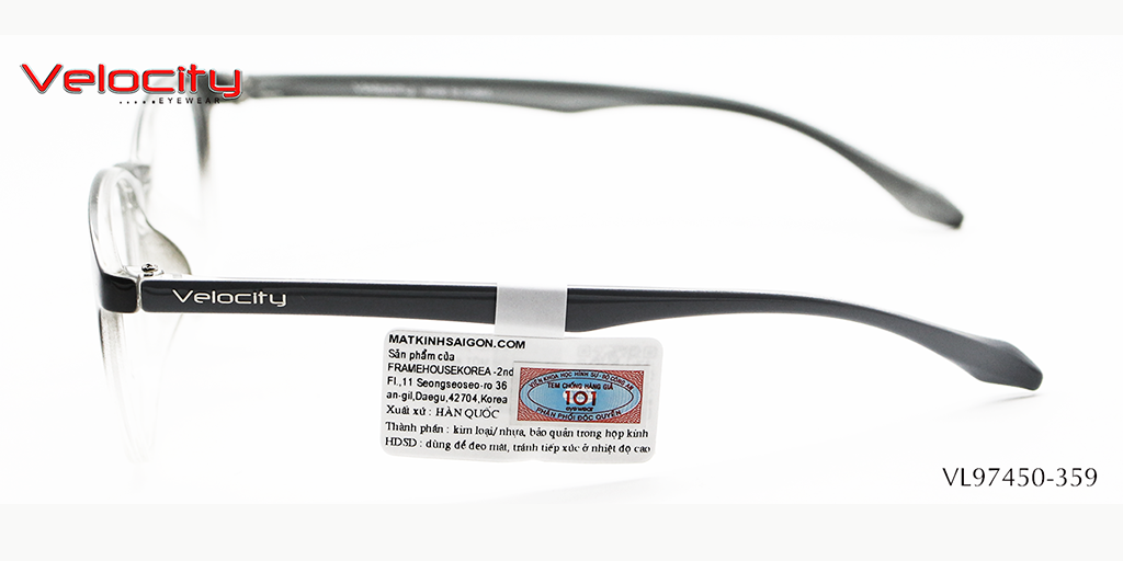 GỌNG KÍNH NHỰA NỮ VELOCITY VL97450-359 - Hình 5