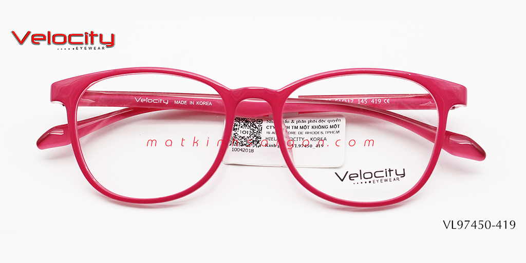 GỌNG KÍNH NHỰA NỮ VELOCITY VL97450-419 - Hover