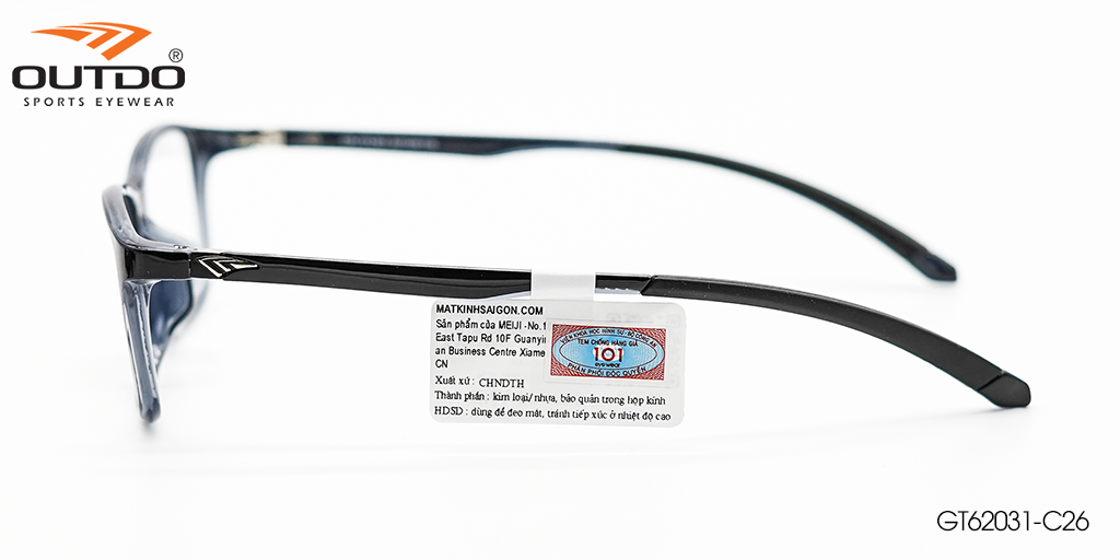 Gọng Kính Nhựa TR90 OUTDO GT62031 C26 - Hình 5