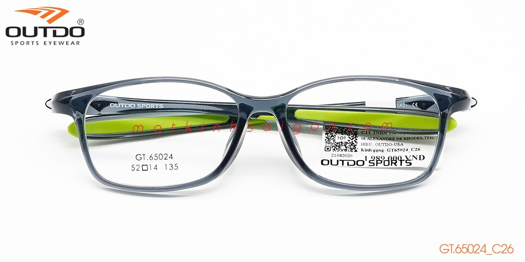 GỌNG KÍNH NHỰA TR90 OUTDO GT.65024_C26 - Hover