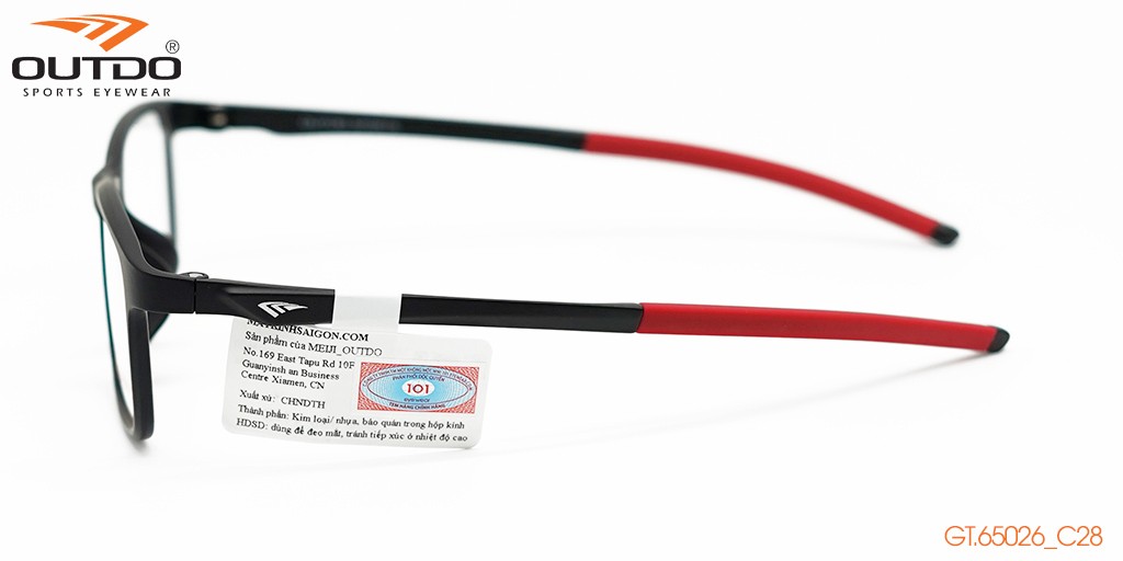 GỌNG KÍNH NHỰA TR90 OUTDO GT.65026_C28 - Hình 5