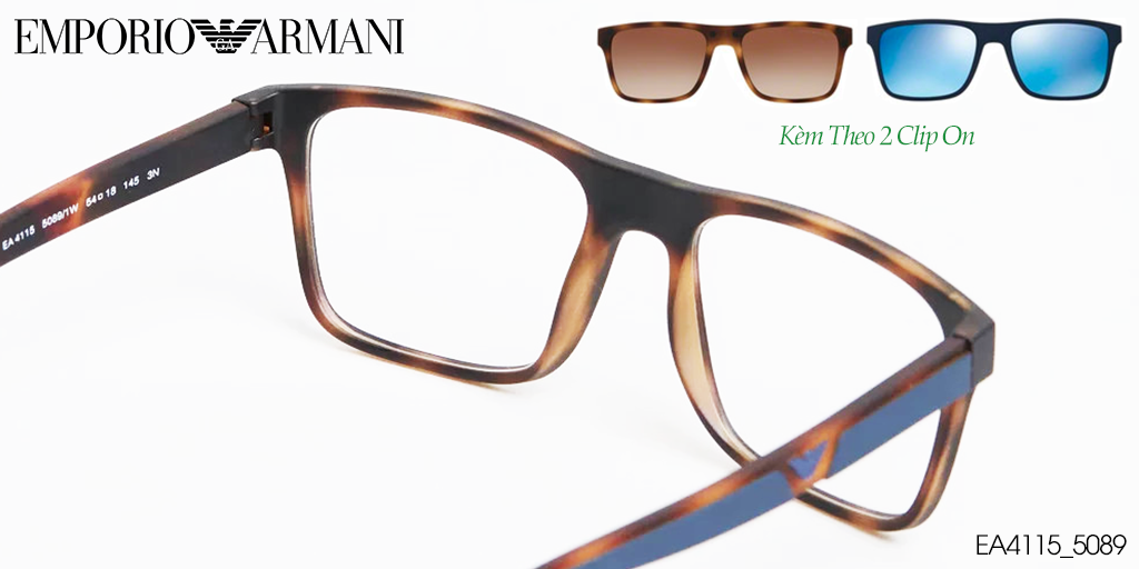 GỌNG KÍNH CLIP_ON EMPORIO ARMANI EA4115 5089 - Hình 8
