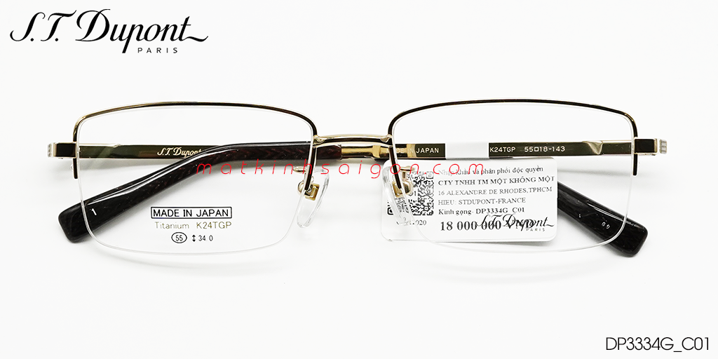 GỌNG KÍNH DUPONT DP3334G C01 - Hover