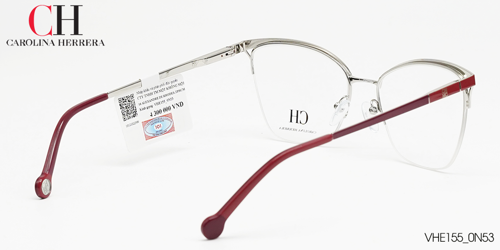 GỌNG KÍNH TITANIUM CAROLINA HERRERA VHE155 0N53 - Hình 6
