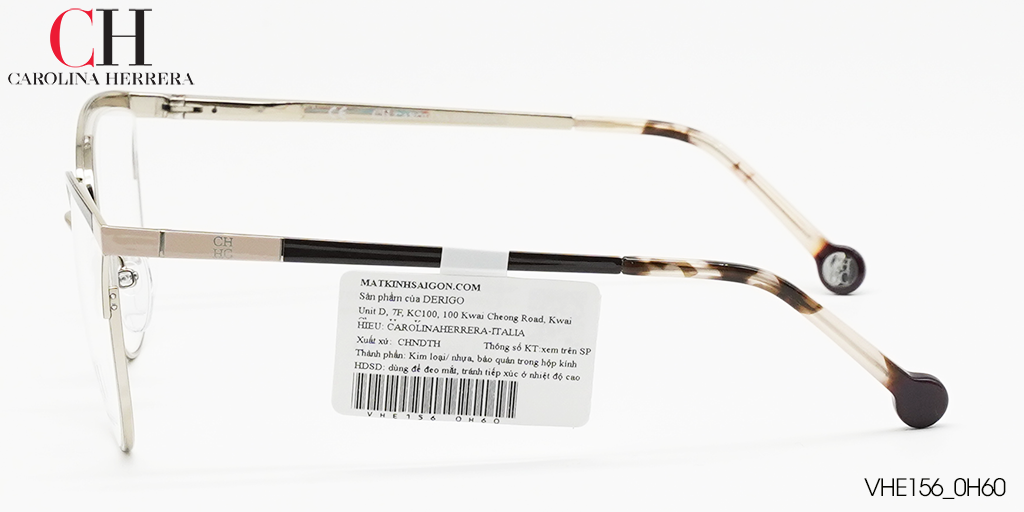 GỌNG KÍNH TITANIUM CAROLINA HERRERA VHE156 0H60 - Hình 7