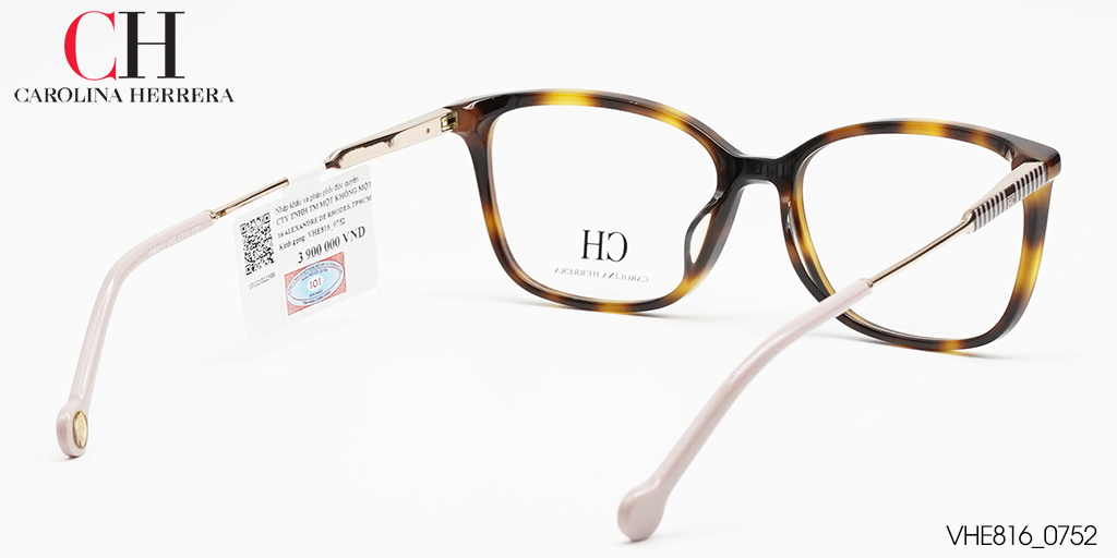 GỌNG KÍNH NHỰA HỢP KIM CAROLINA HERRERA VHE816 0752 - Hình 6