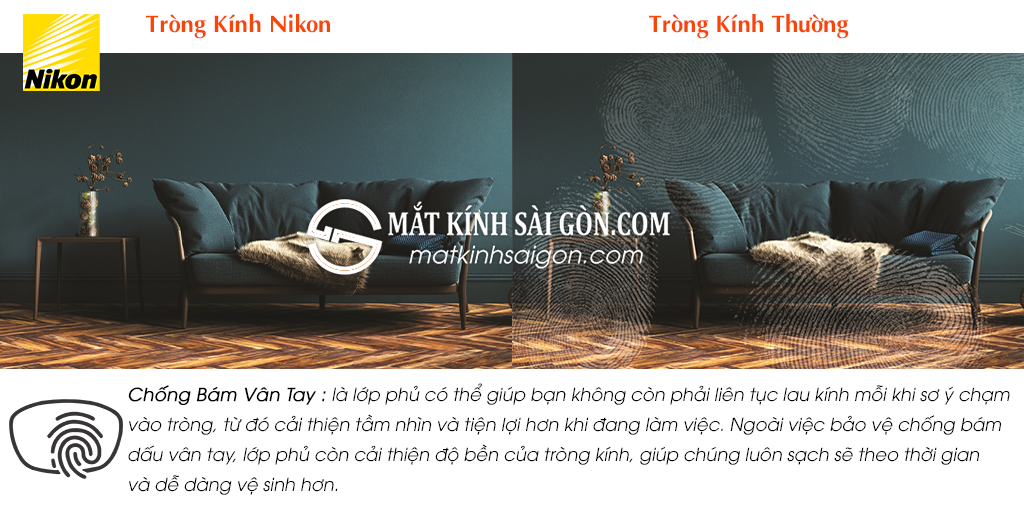 Tròng Kính Lọc Ánh sáng xanh Nikon 1.60 Lite AS SeeCoat Blue UV - Hình 5