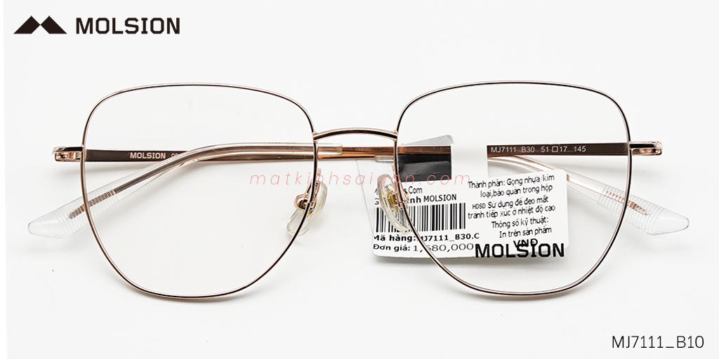 GỌNG KÍNH MOLSION MJ7111 B10 - Hover