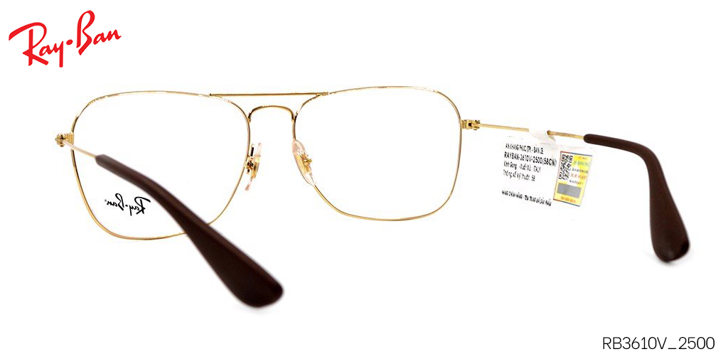 Gọng Kính Hợp Kim Metal RayBan RB3610V_2500 - Hình 3