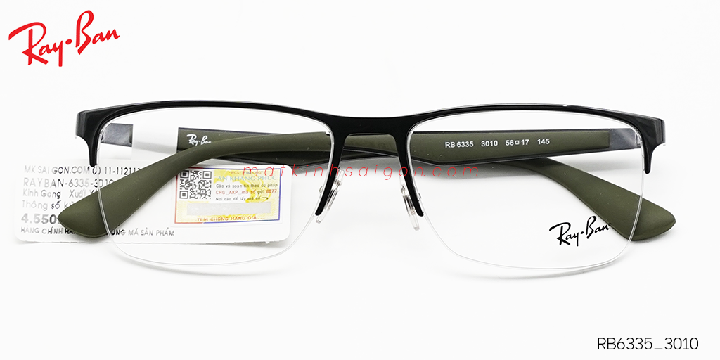 Gọng Kính Hợp Kim Metal RayBan RB6335_3010 - Hover