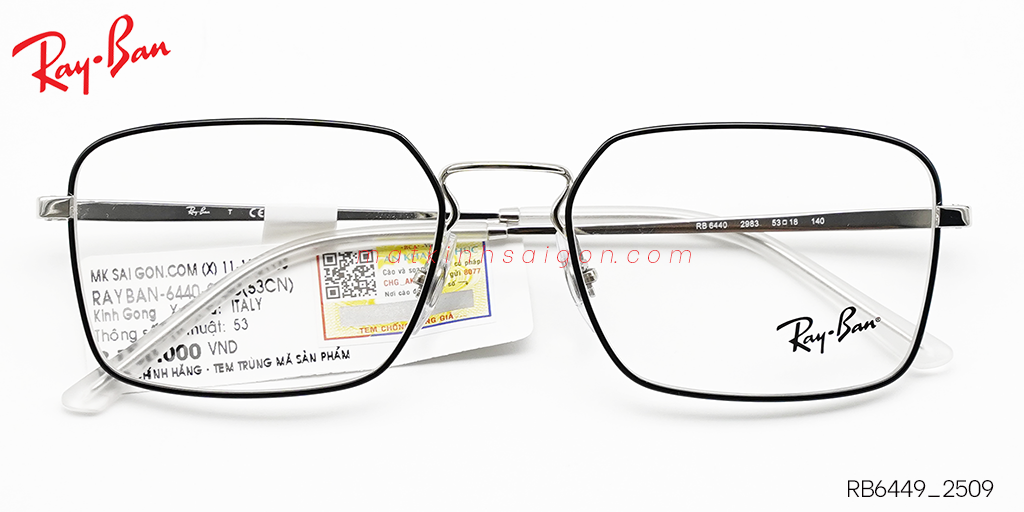 Gọng Kính Hợp Kim Metal RayBan RB6440_2983 - Hover
