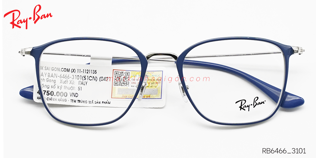 Gọng Kính Hợp Kim Metal RayBan RB6466_3101 - Hover