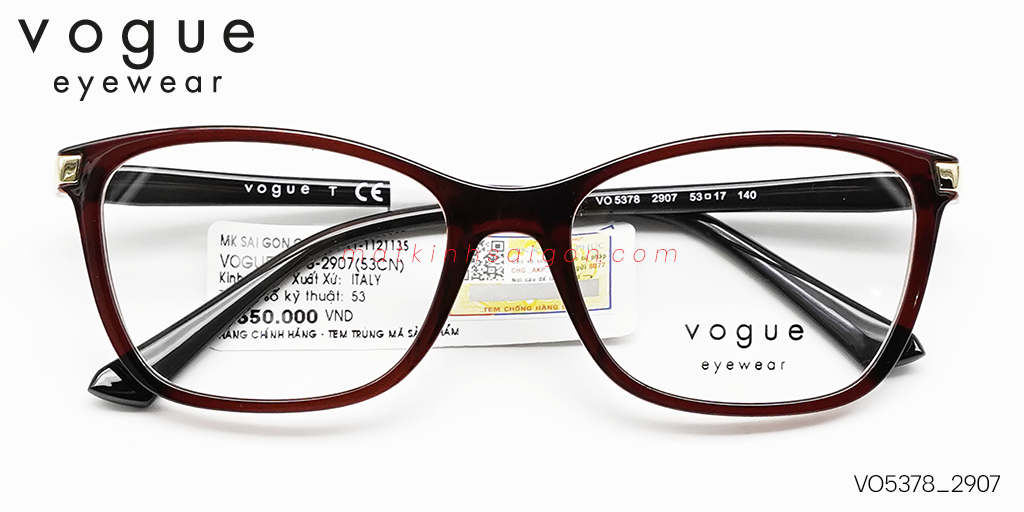 Gọng Kính Nhựa Acetate Vogue VO5378_2907 - Hình 3