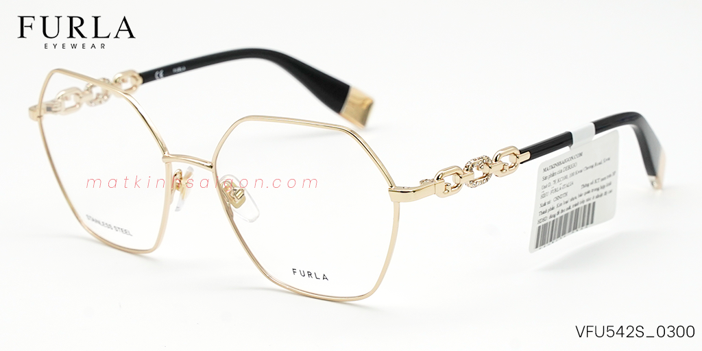 Gọng Kính Furla VFU542S 0300 - Hình 5