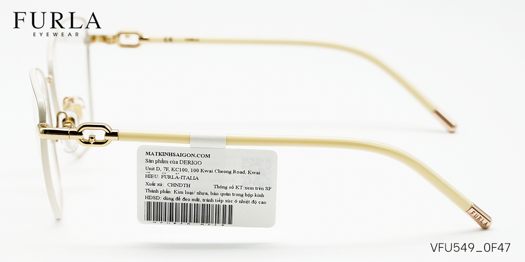 Gọng Kính Furla VFU549 0F47 - Hình 6