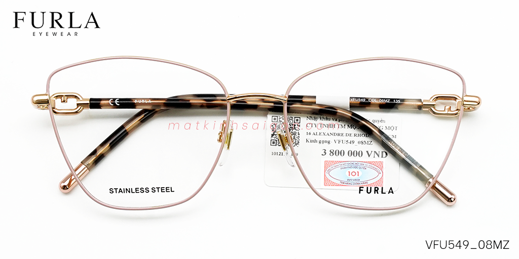 Gọng Kính Furla VFU549 08MZ - Hover