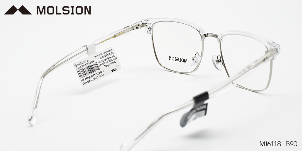 GỌNG KÍNH MOLSION MJ6118 B90 - Hình 4