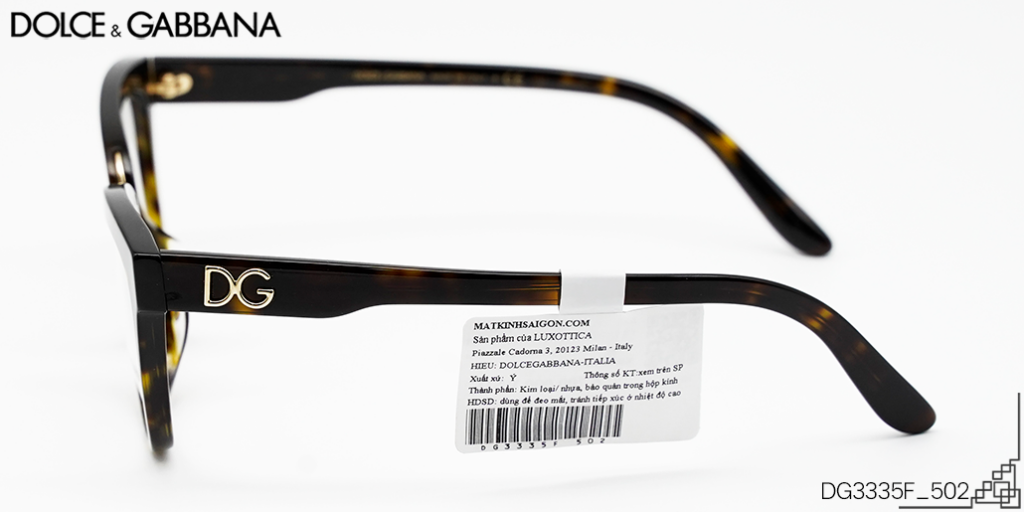 Gọng Kính Dolce & Gabbana DG3335F-502 - Hình 5