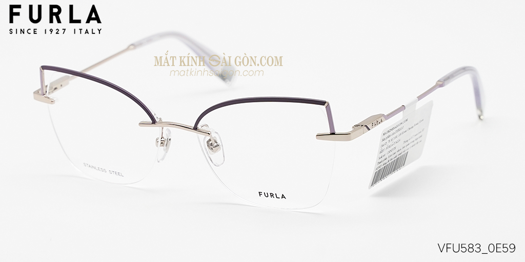 Gọng Kính Furla VFU584 0E59