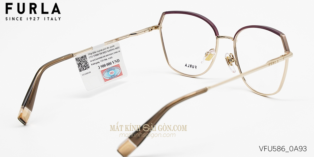 Gọng Kính Furla VFU586 0A93 - Hình 4