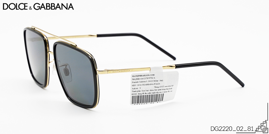 Kính Mát Dolce & Gabbana DG2220 02 81 - Hình 7