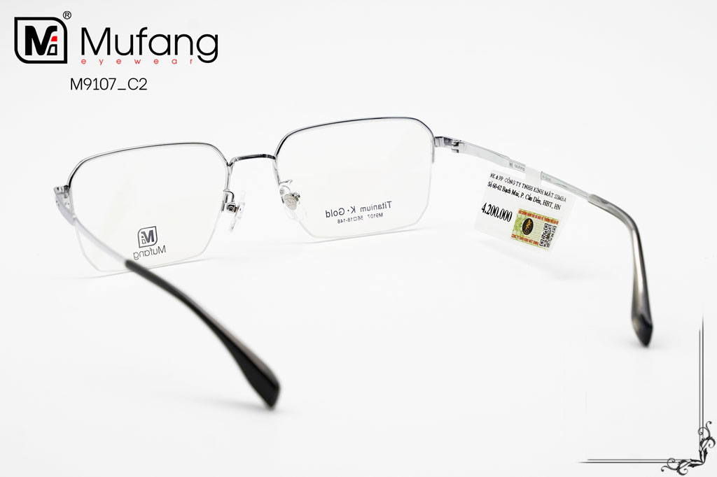 Gọng Kính Titanium Mufang M9107 C2 - Hình 4