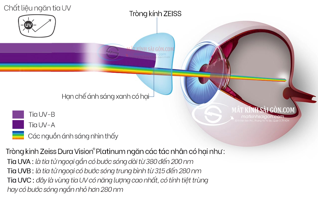 Tròng Kính ZEISS 1.60 Duravision Platinum UV - Hình 9