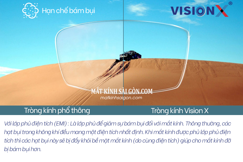 TRÒNG KÍNH 1.60 ĐỔI MÀU VISION X AS SUN PROTECT - Hình 7