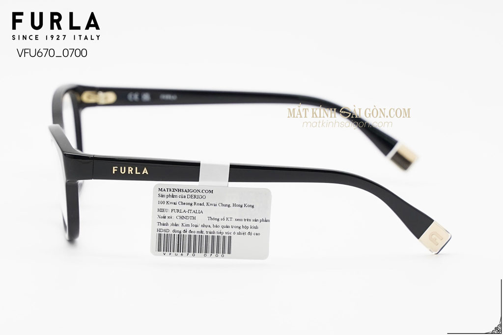 Gọng Kính Furla VFU670 0700 - Hình 7