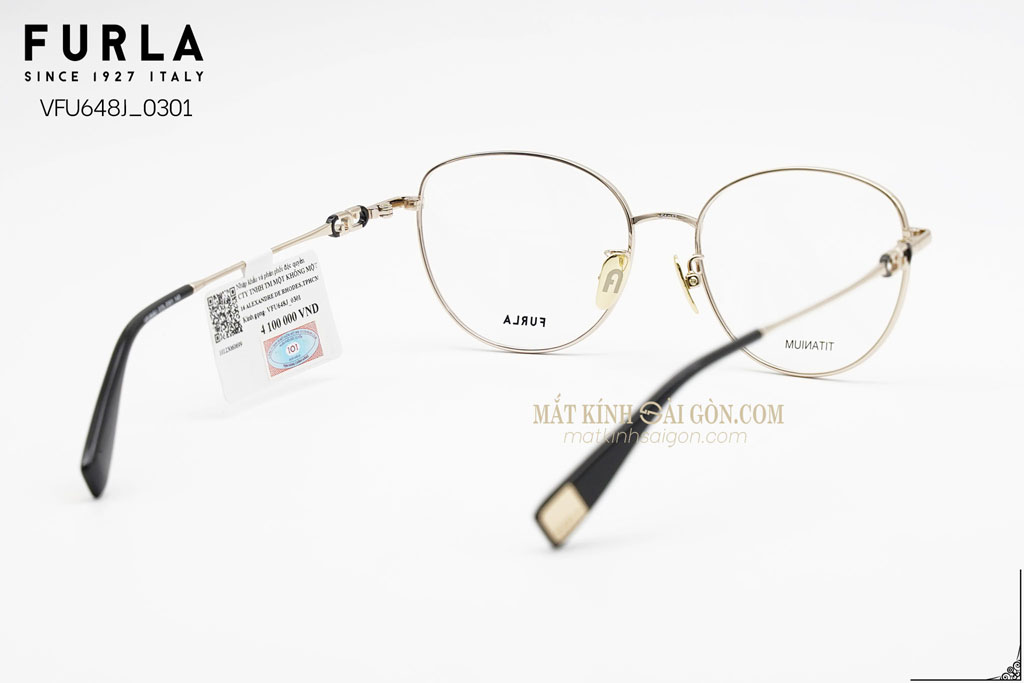 Gọng Kính Furla VFU648J 0301 - Hình 4