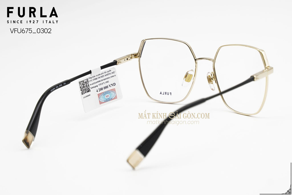 Gọng Kính Furla VFU675 0302 - Hình 4