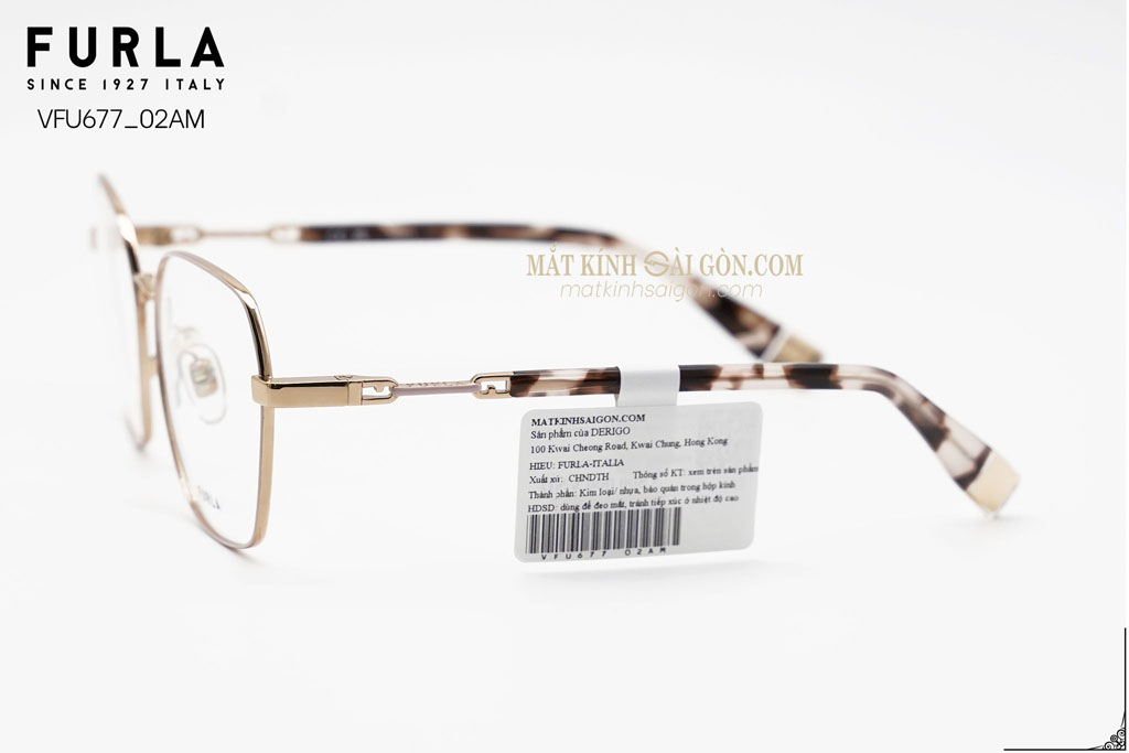 Gọng Kính Furla VFU677 02AM - Hình 7