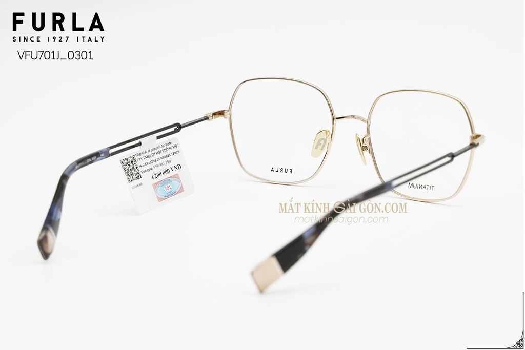 Gọng Kính Furla VFU701J 0301 - Hình 4