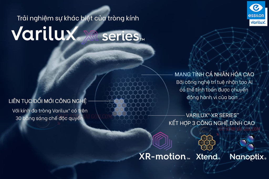 KÍNH ĐA TRÒNG 1.50 ESSILOR VARILUX XR SERIES - Hình 3