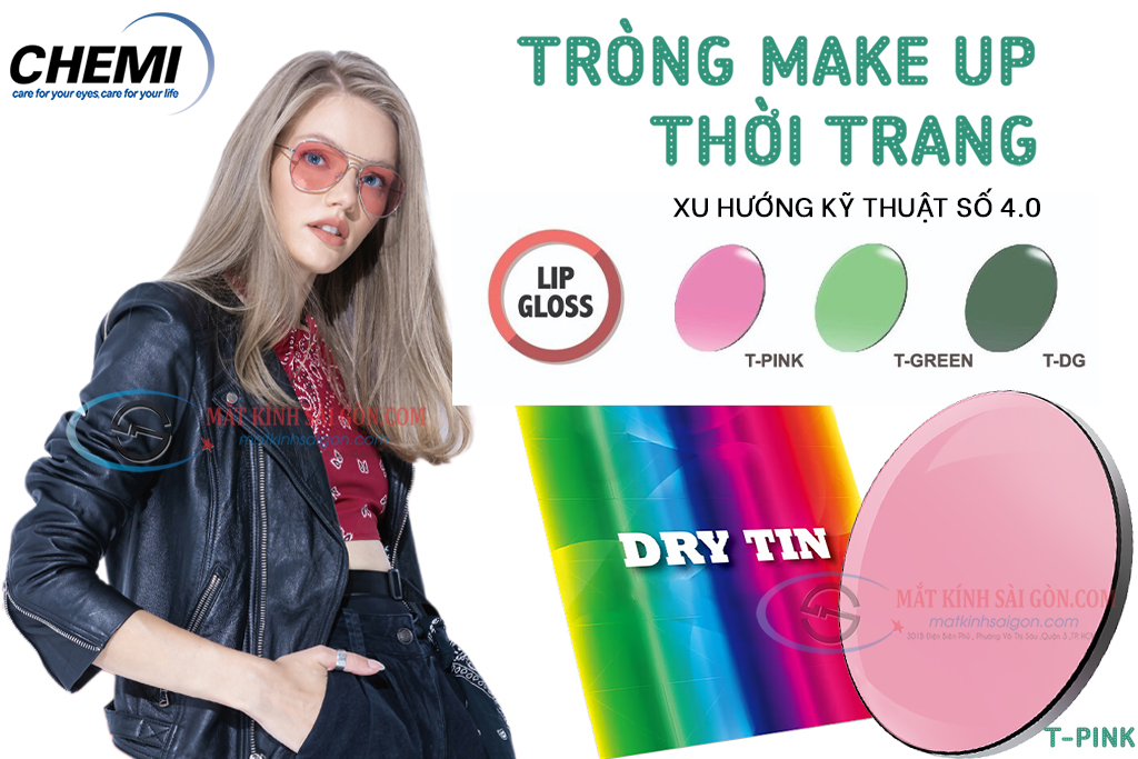 TRÒNG KÍNH CẬN MÀU 1.60 CHEMI DRYTIN - Hình 5