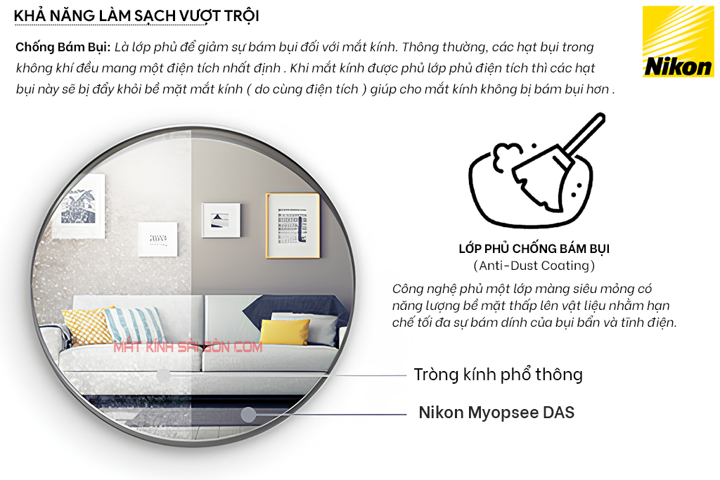 TRÒNG KÍNH 1.60 NIKON SEECOAT NEXT MYOPSEE - Hình 12